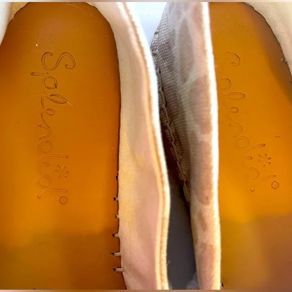 Splendid Giraffe Print Espadrilles Size 8 1/2 - Picture 5 of 7